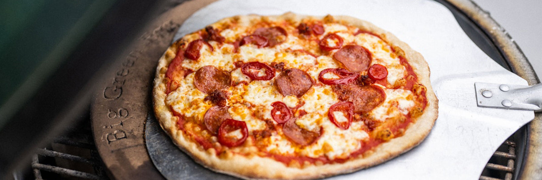 Big Green Egg Pizza