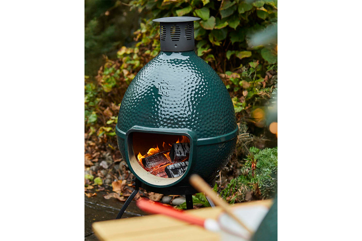 Big Green Egg Chiminea