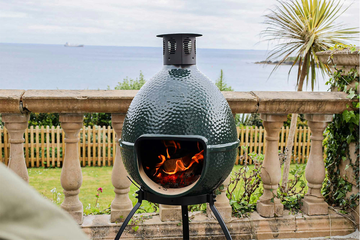 Big Green Egg Chiminea