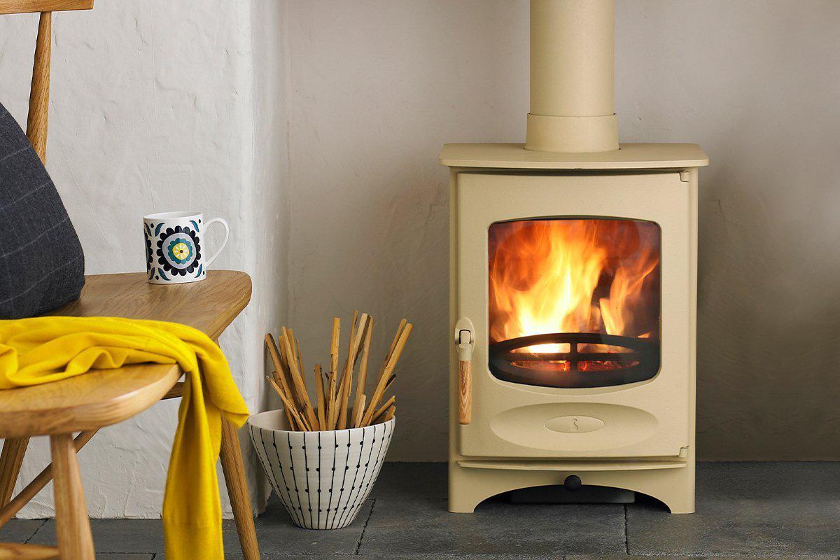 Charnwood C-FOUR BLU Wood Burning Stove-Charnwood Stoves-The Stove Yard