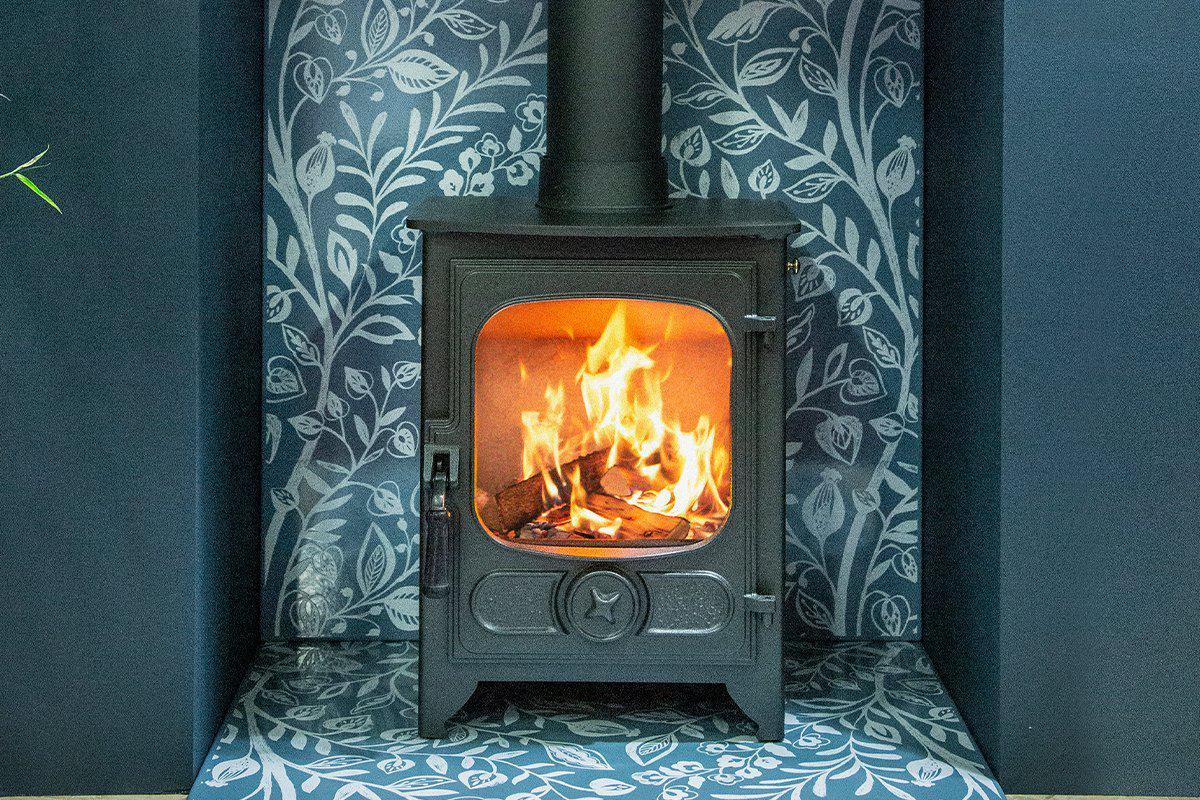 Charnwood Country 4 BLU Wood Burning Stove-Charnwood Stoves-The Stove Yard