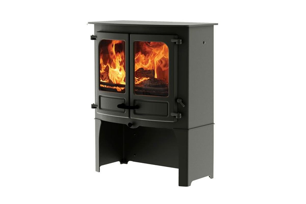 Charnwood Island 3 BLU Wood Burning Stove-Charnwood Stoves-The Stove Yard