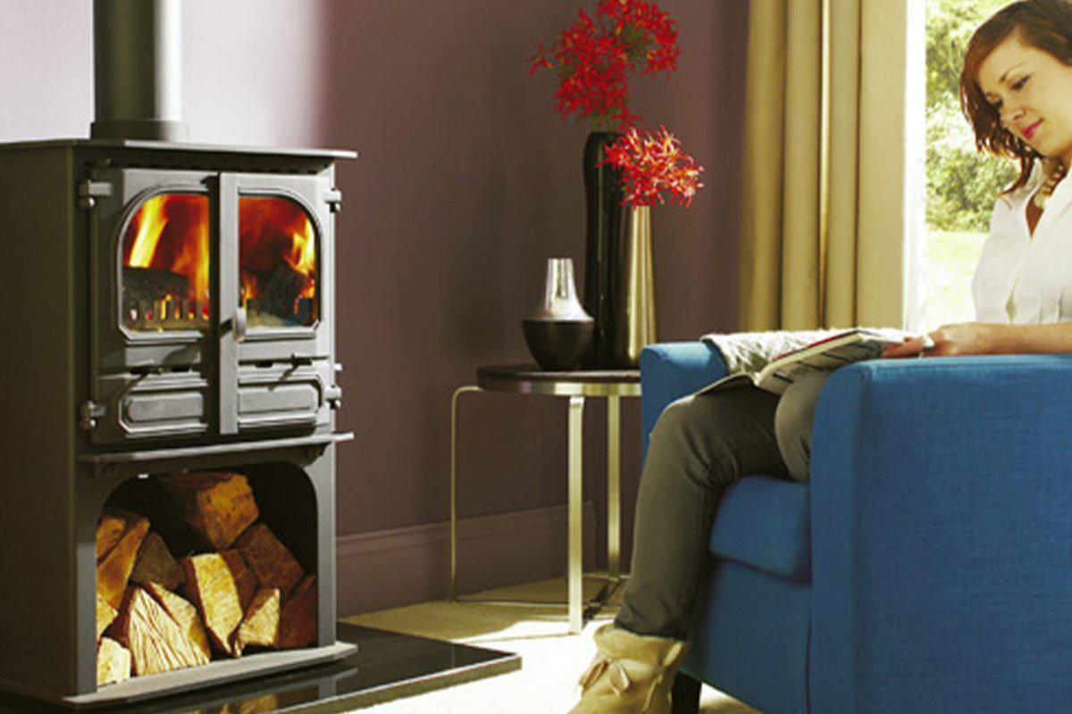 Dunsley Highlander 8 Log Store Multi Fuel / Wood Burning Stove-Dunsley Stoves-The Stove Yard