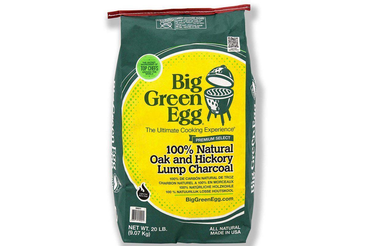 Premium 100% Natural Lump Oak &amp; Hickory Charcoal-Big Green Egg-The Stove Yard