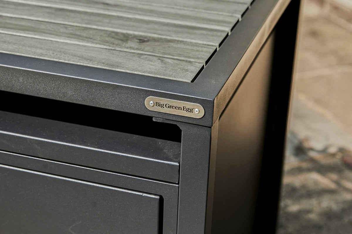 Modular Nest with Expansion Cabinet and Distressed Acacia Worktop Combination